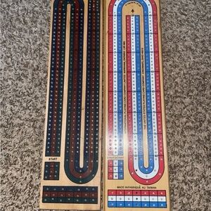 Classic Wooden Cribbage Board Game